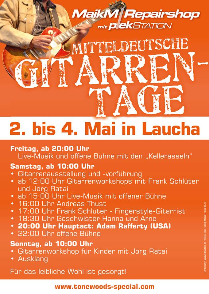 Mitteldeutsche Gitarrentage  mit Andreas Thust und Adam Rafferty
